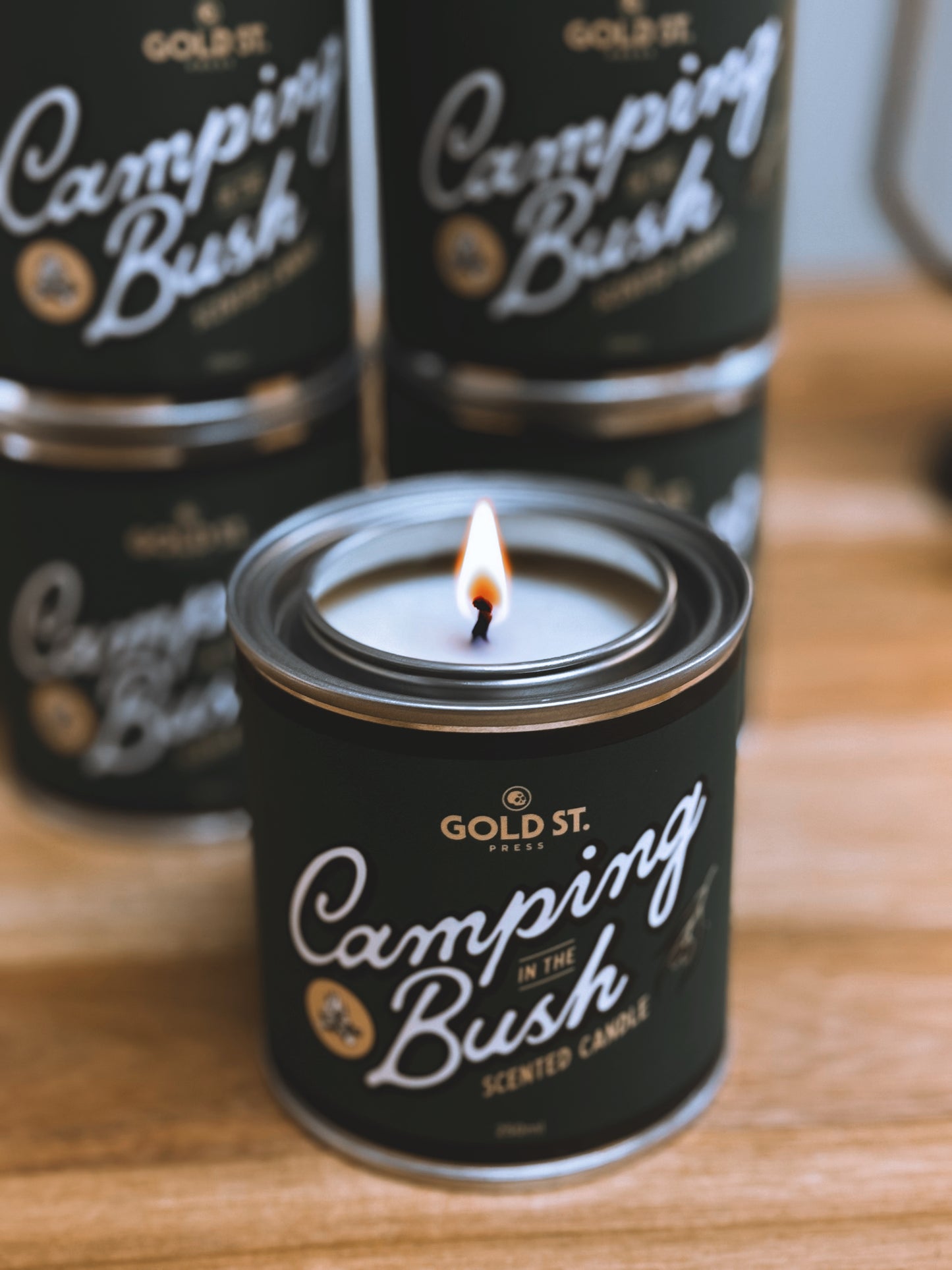Camping In the Bush Candle