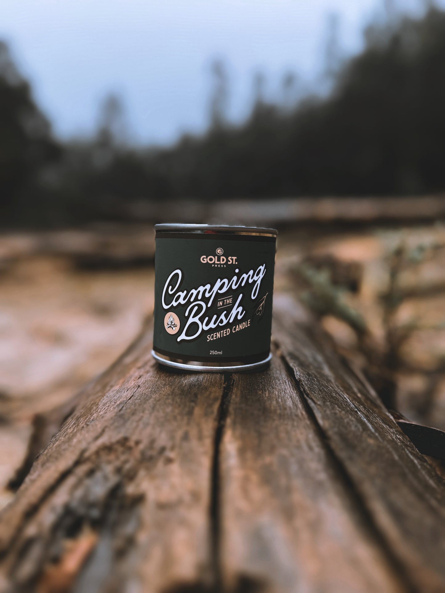 Camping In the Bush Candle