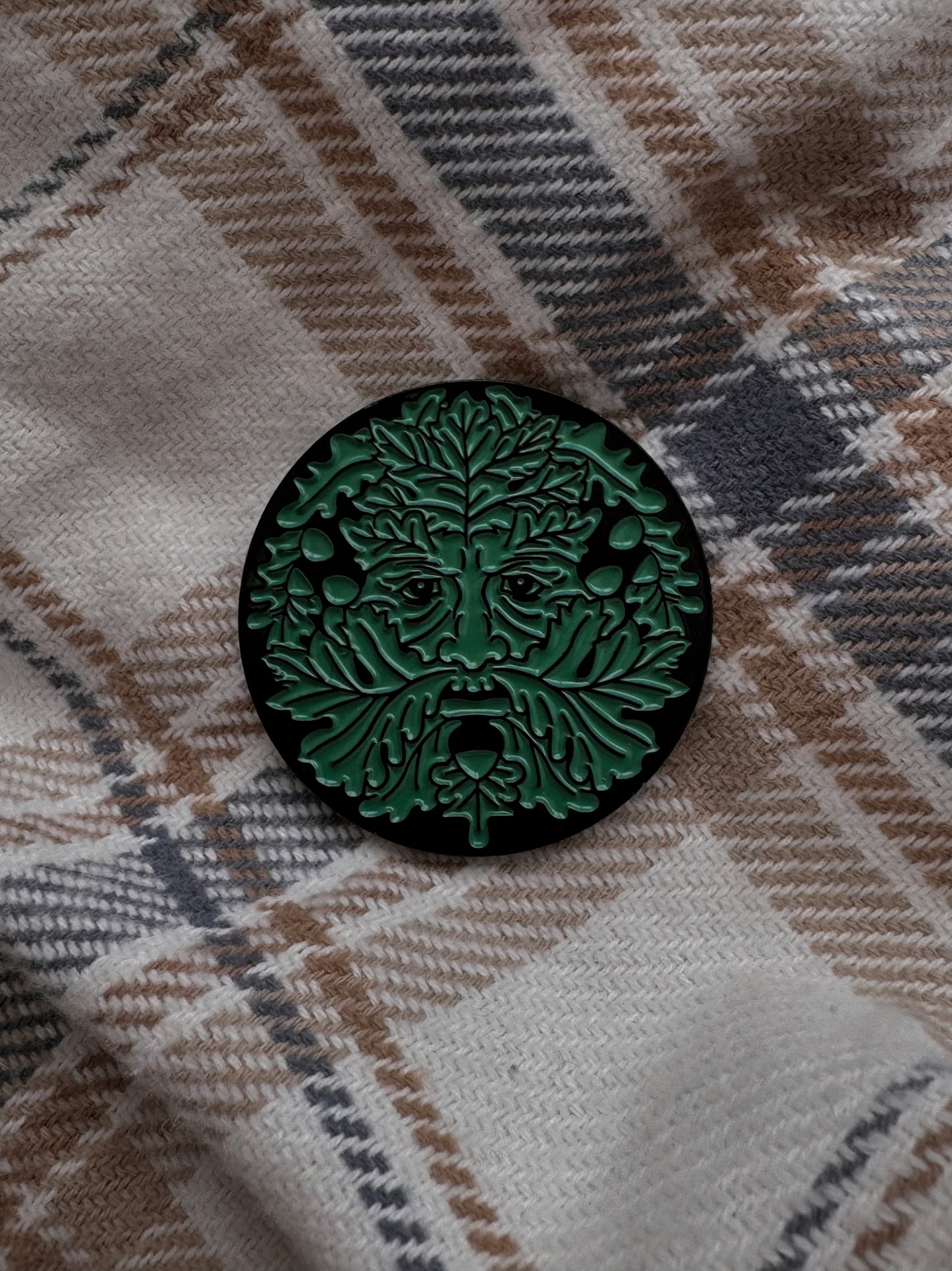 The Wild Green Man Badge