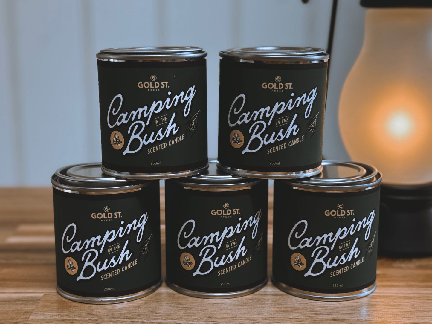 Camping In the Bush Candle