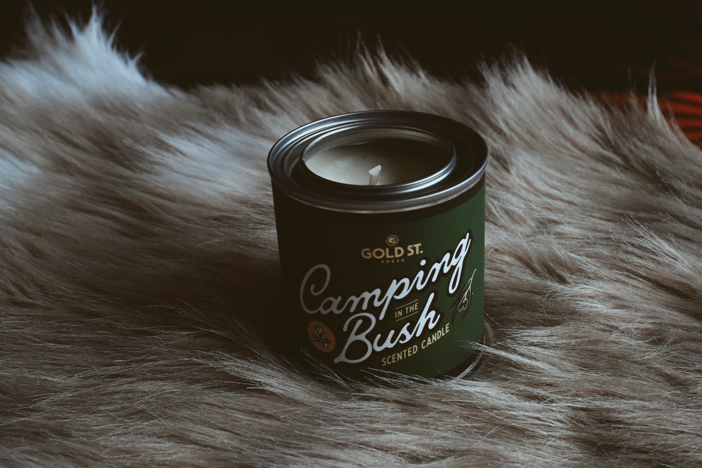 Camping In the Bush Candle
