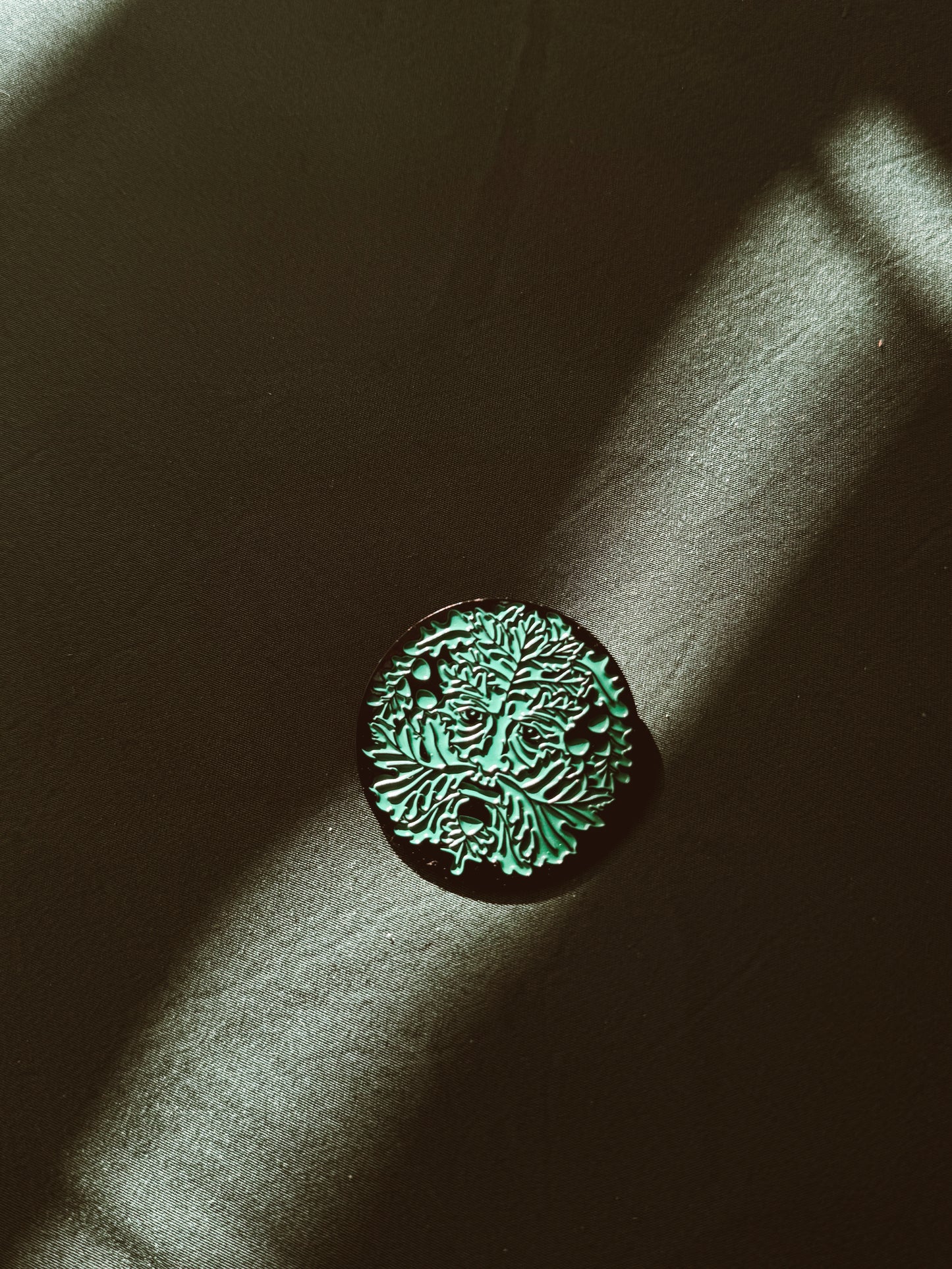 The Wild Green Man Badge