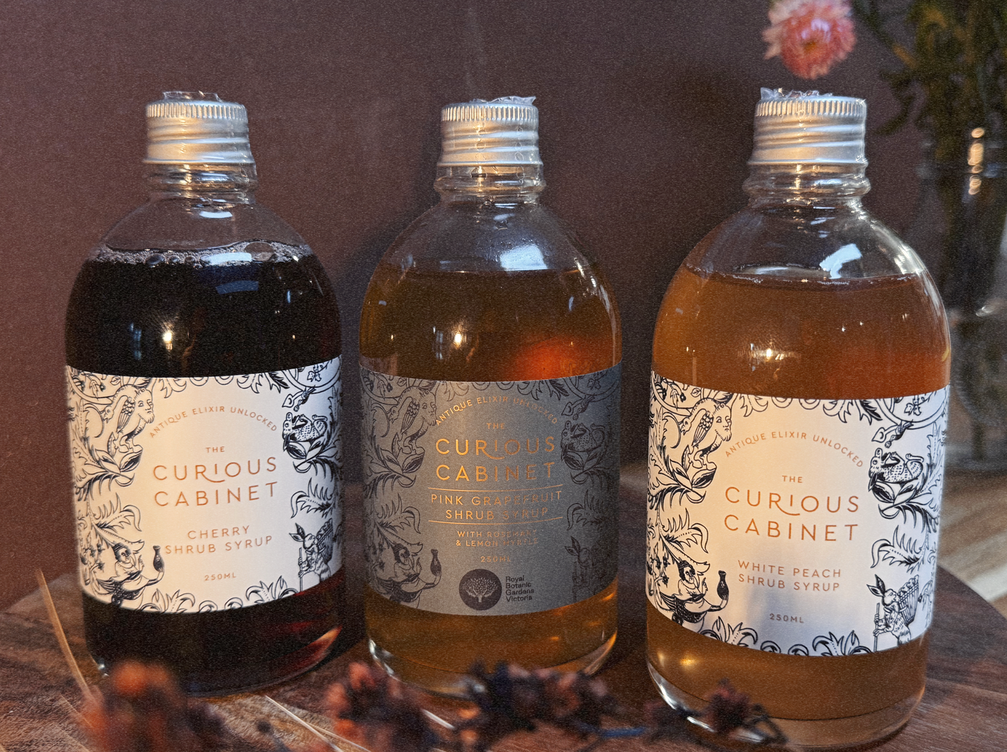 Shrub Syrups by The Curious Cabinet