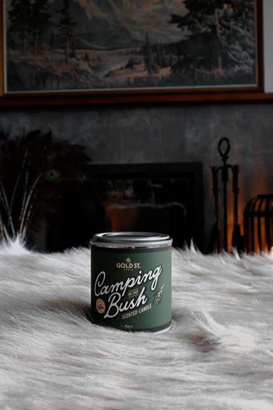 Camping In the Bush Candle