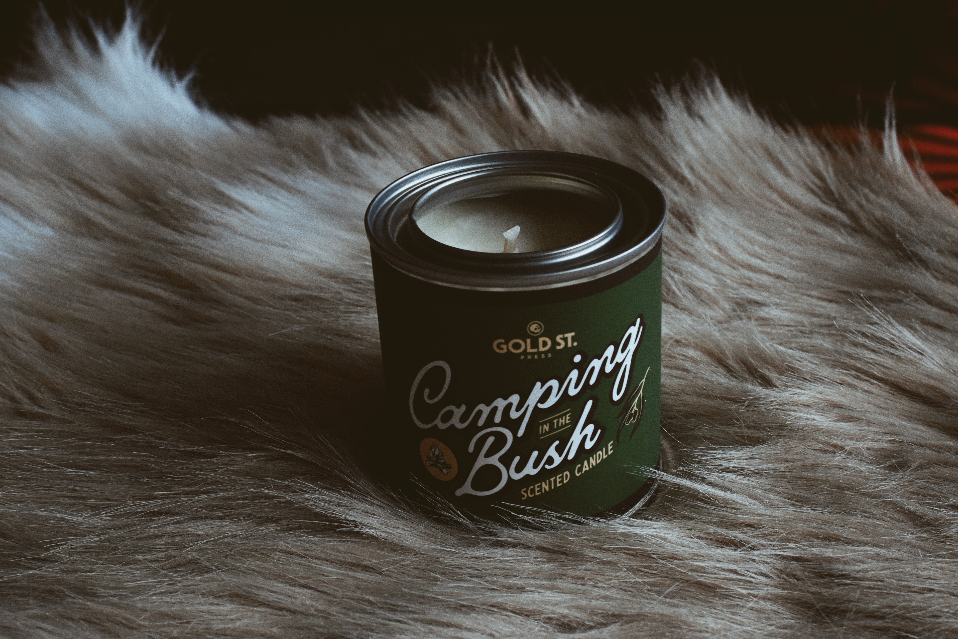 Camping In the Bush Candle