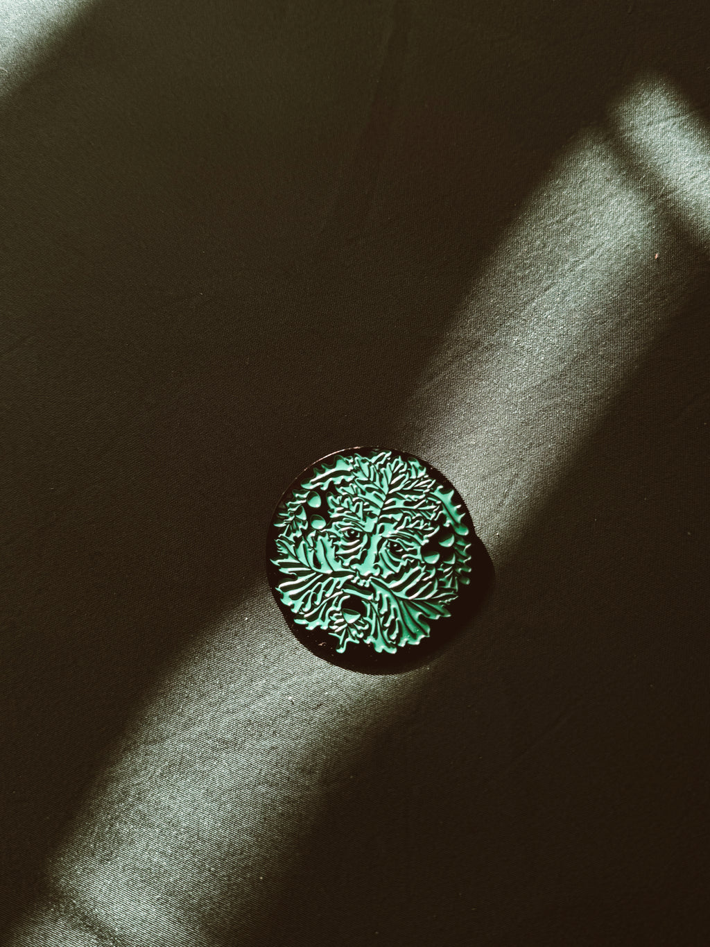 The Wild Green Man Badge